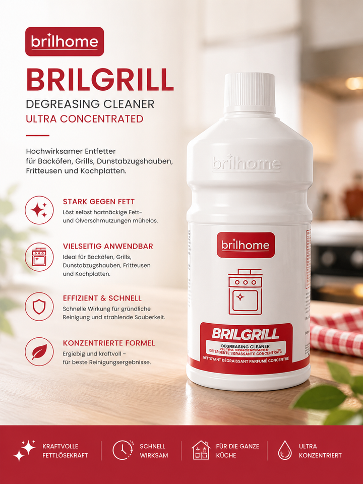 Brilgrill – Fettreiniger für Backöfen &amp; Dunstabzugshauben